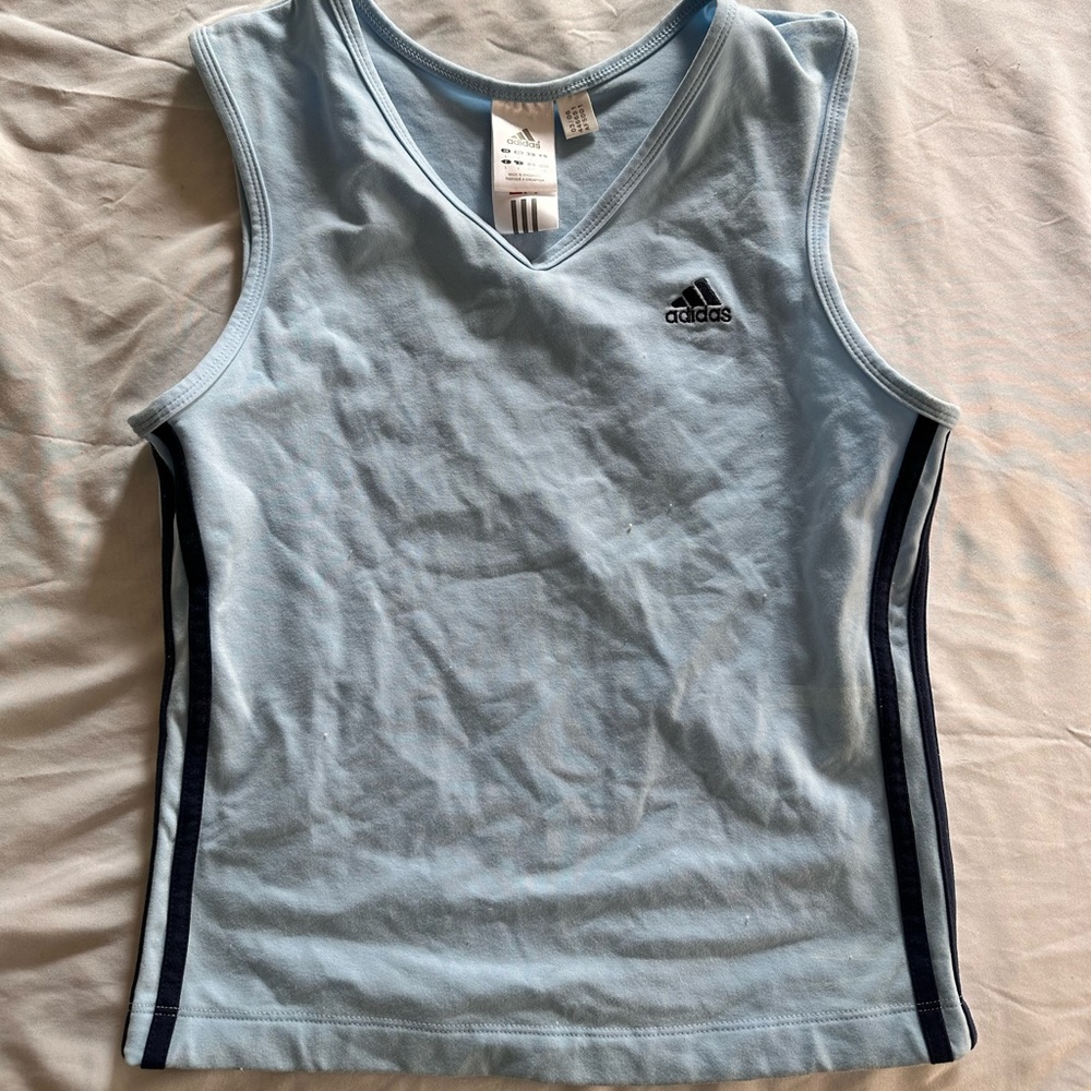 Cute powder blue Nike tank top